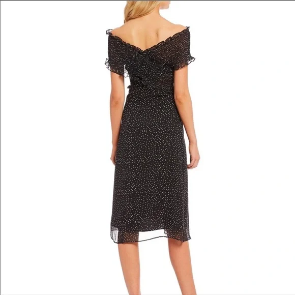 LUCY PARIS Polka Dot Off Shoulder Dorothy Dress - Picture 7 of 16